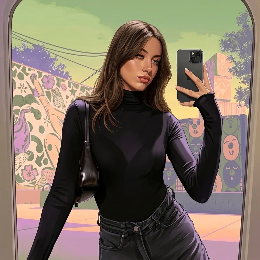 Selfie - GTA VI style render by Vice Lab